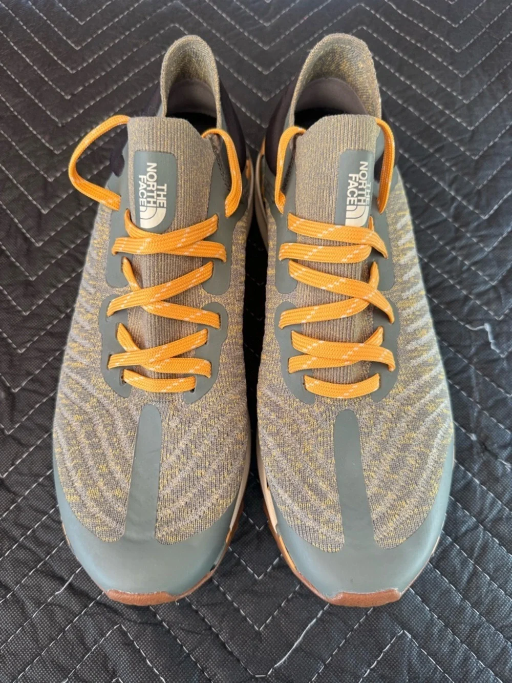 The North face gray vectiv scape knit reflect athletic trail shoes size 9